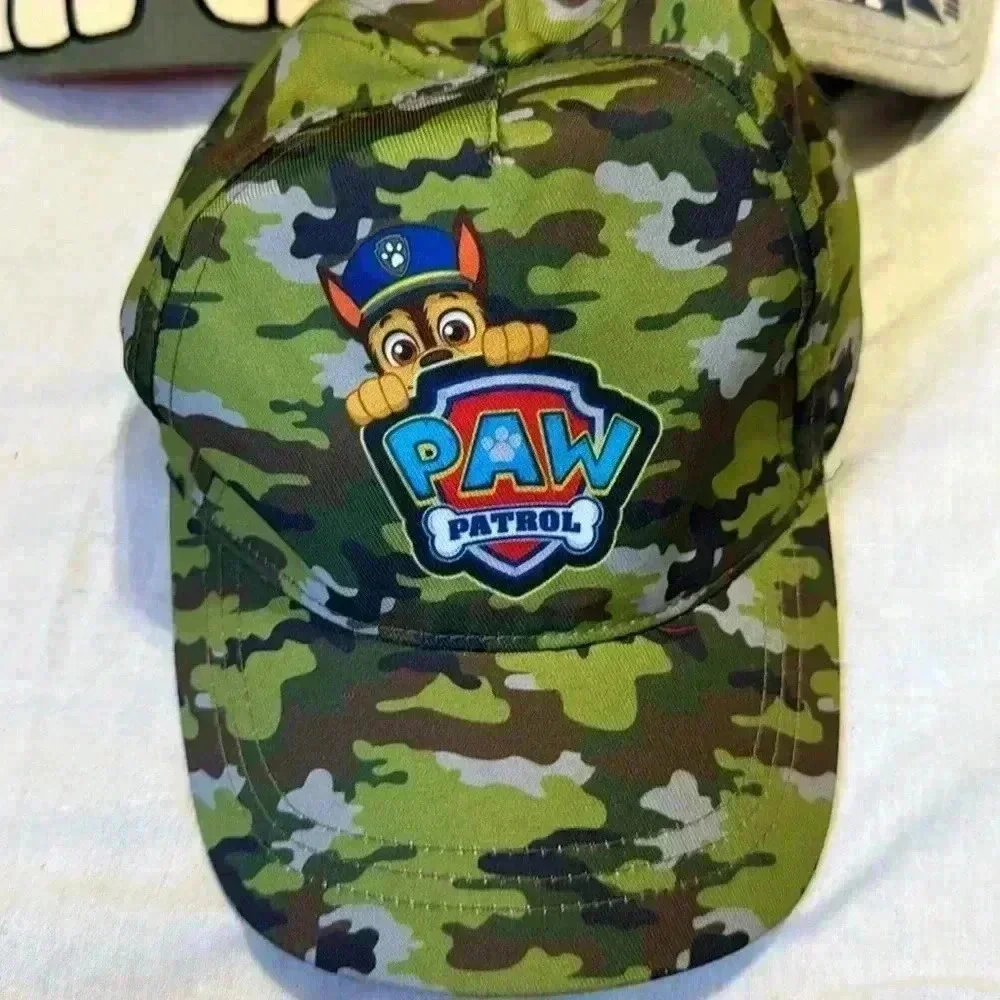 Nickelodeon Paw Patrol set of 3 hats Camo, Gray, Dog